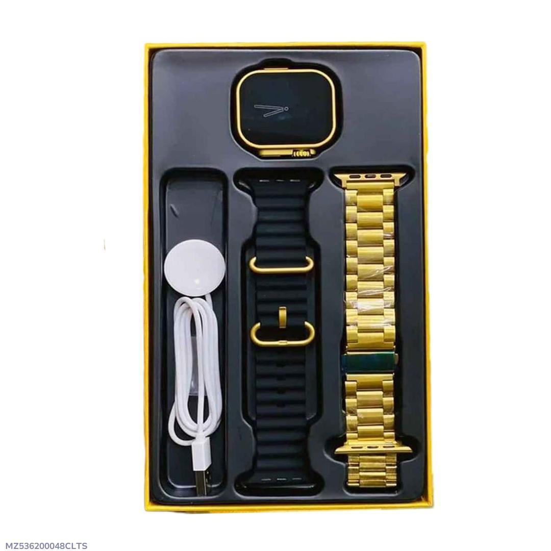 🏆 HK9 Gold Edition Smartwatch – Luxury Meets Technology ✨⌚