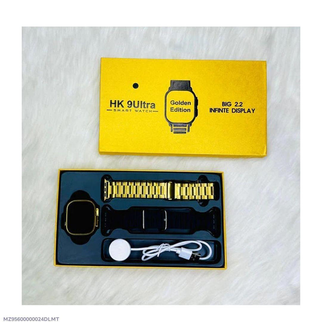 🏆 HK9 Gold Edition Smartwatch – Luxury Meets Technology ✨⌚